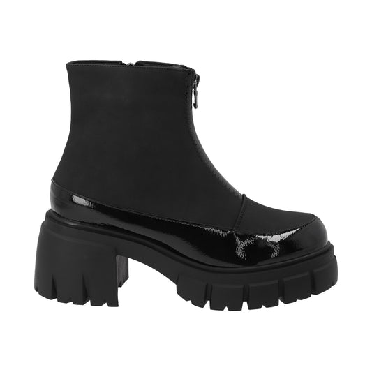 Botin Mujer Negro Eva Detogni