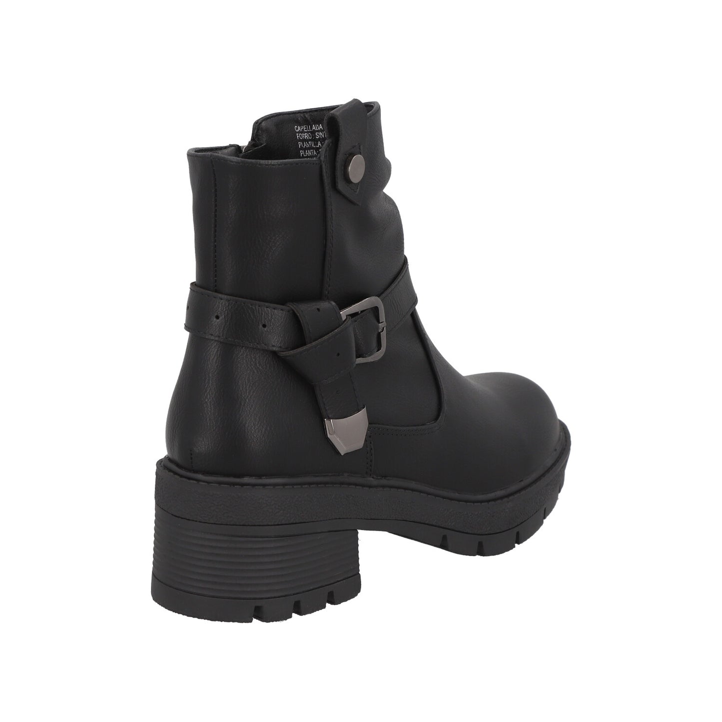 Botin Mujer Negro Luz Detogni