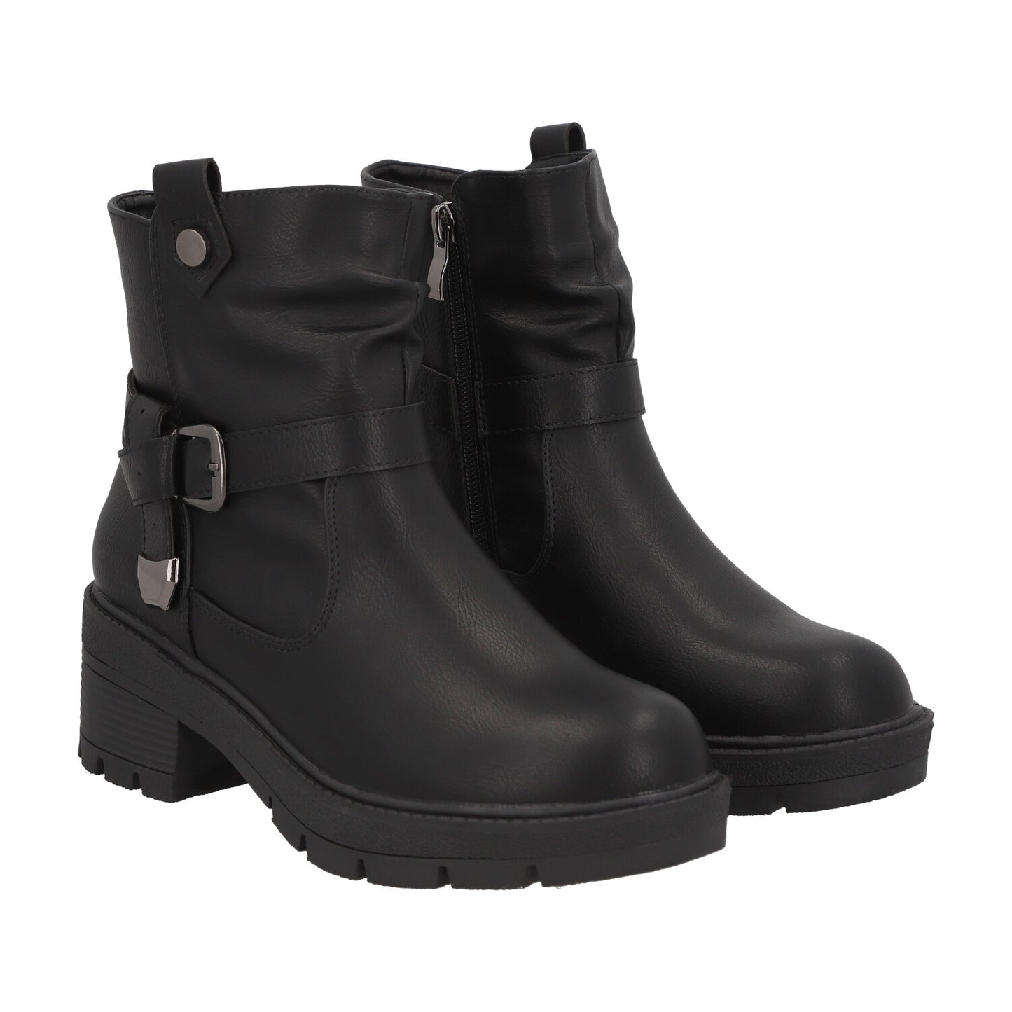 Botin Mujer Negro Luz Detogni