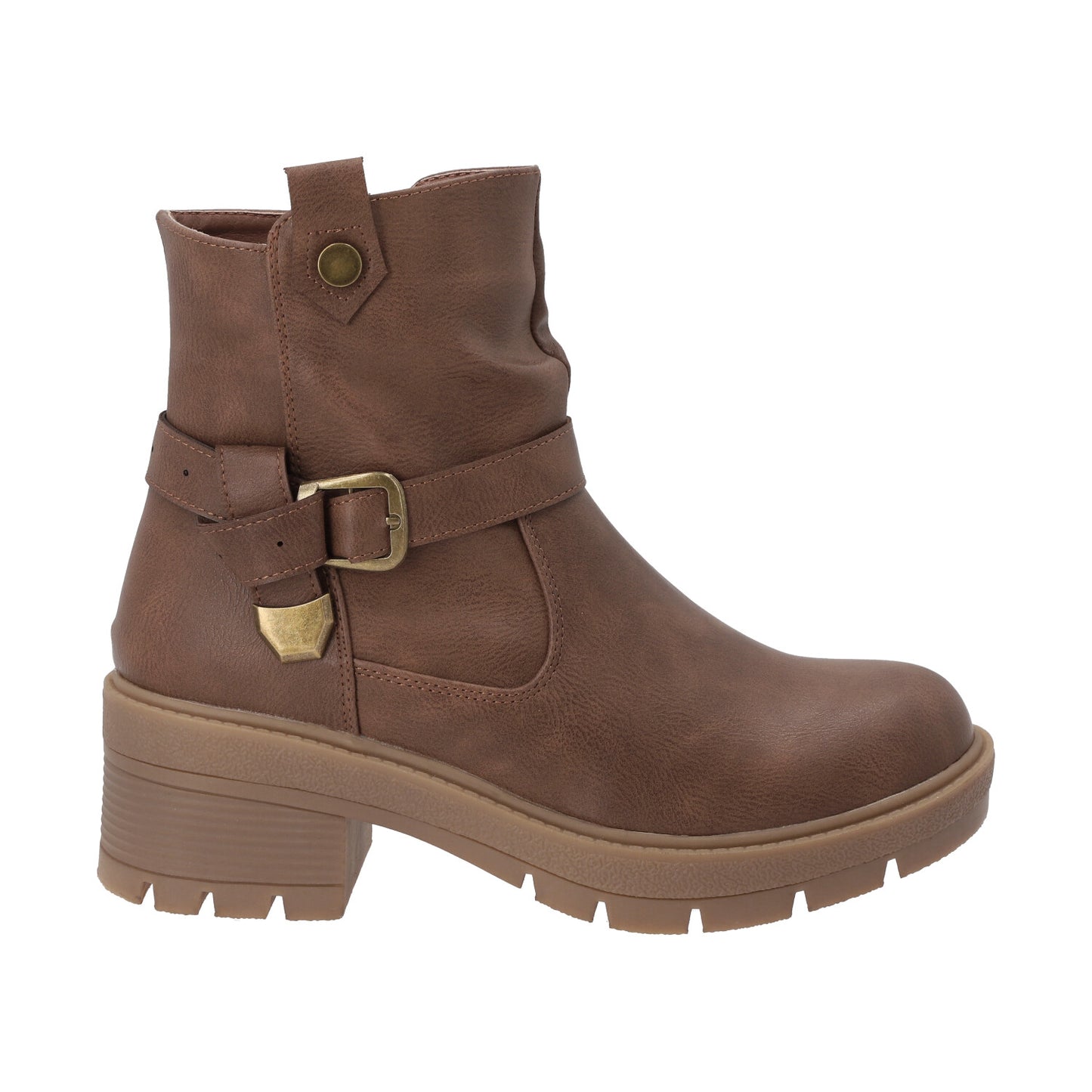 Botin Mujer Camel Luz Detogni