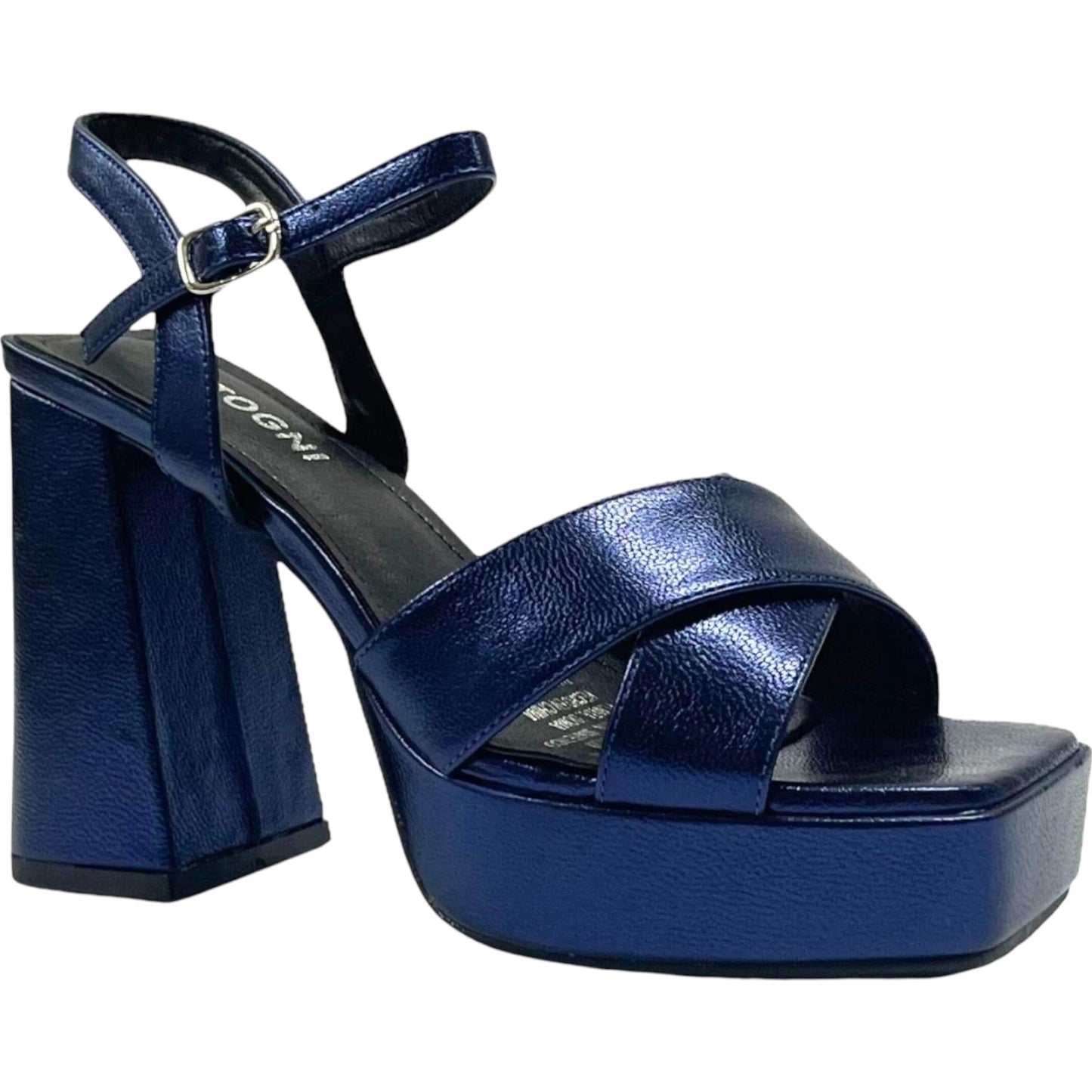 Sandalia Mujer Azul Fabiana Detogni