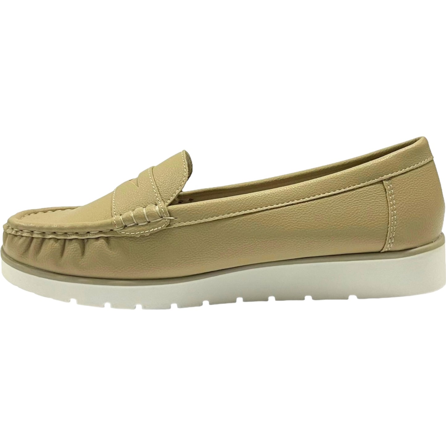 Mocasín Mujer Beige Amanda Detogni