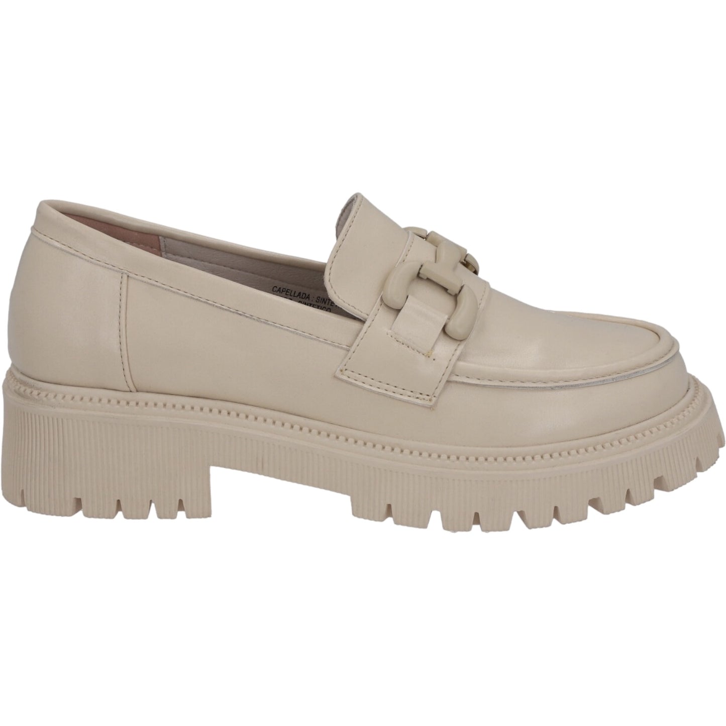 Mocasín Mujer Beige Adela Detogni