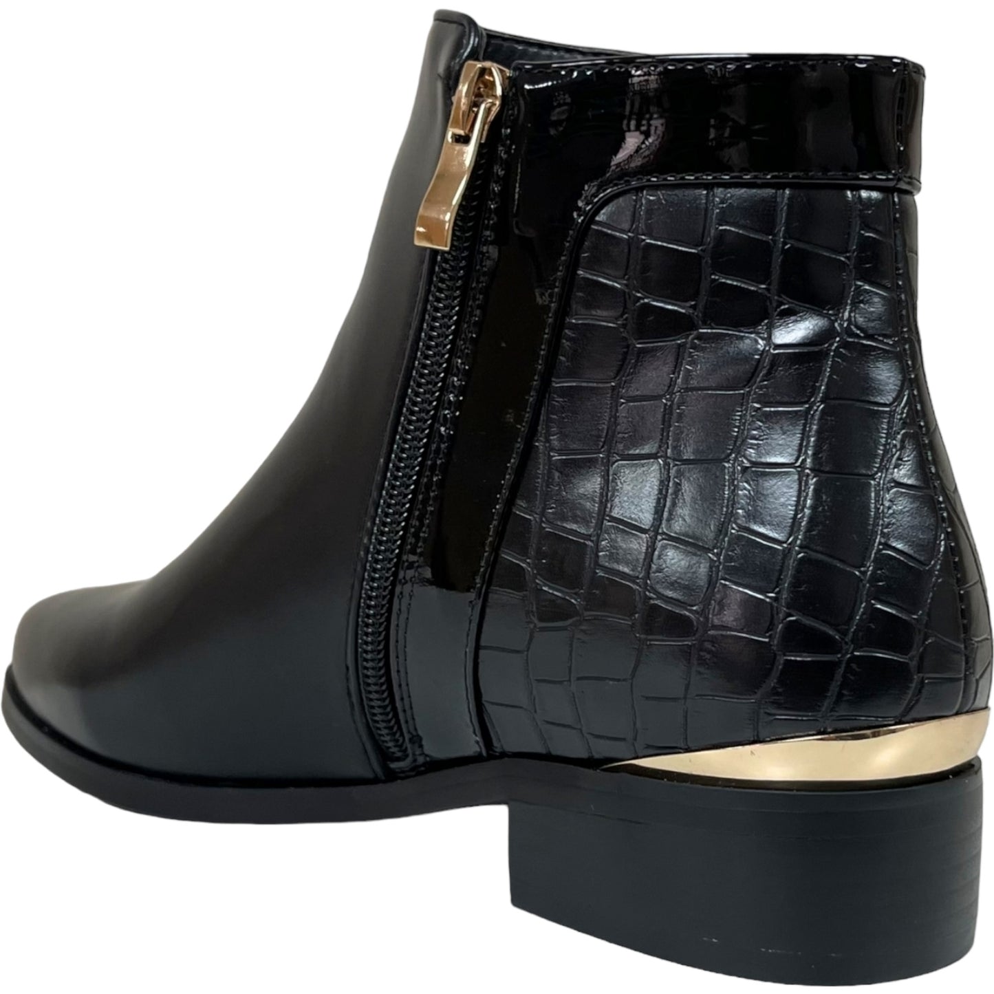 Botin Mujer Negro Burgos Detogni
