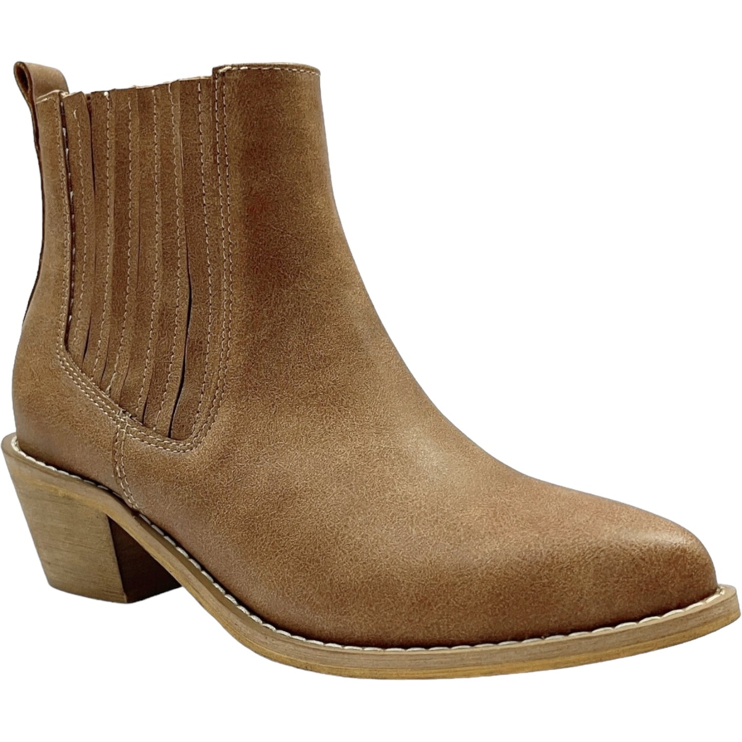 Botin Mujer Camel Moscu Detogni