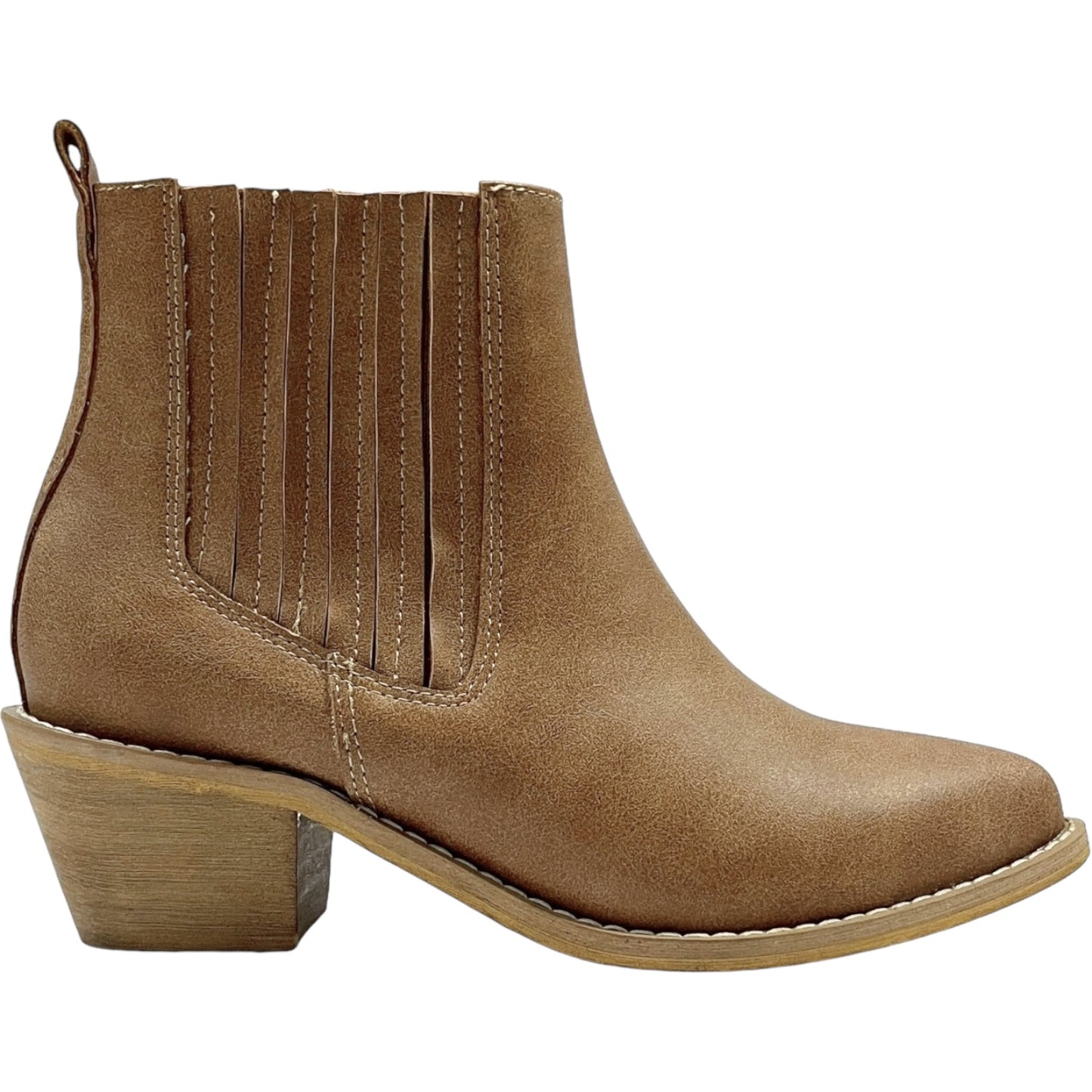 Botin Mujer Camel Moscu Detogni