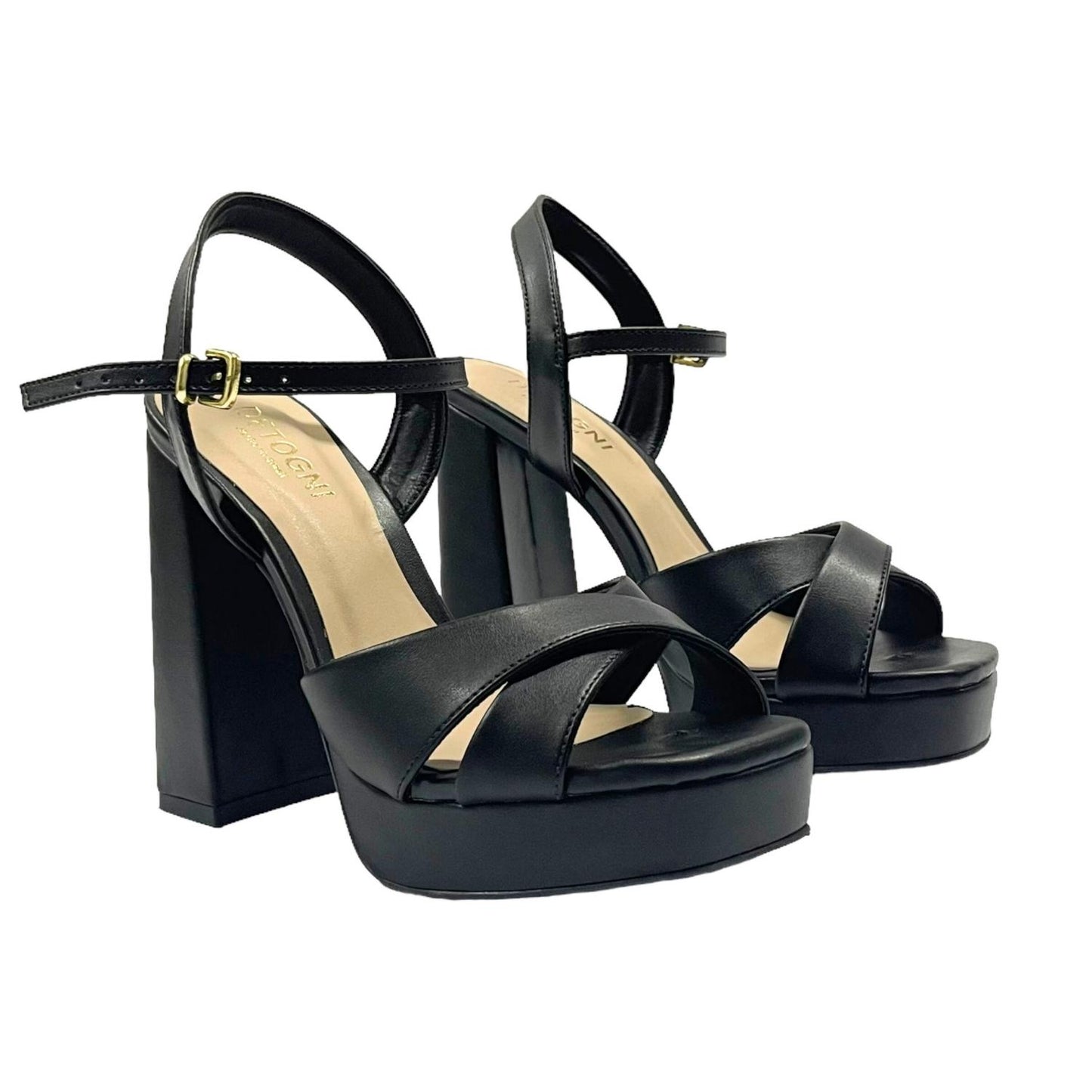 Sandalia Mujer Negro Flavia Detogni