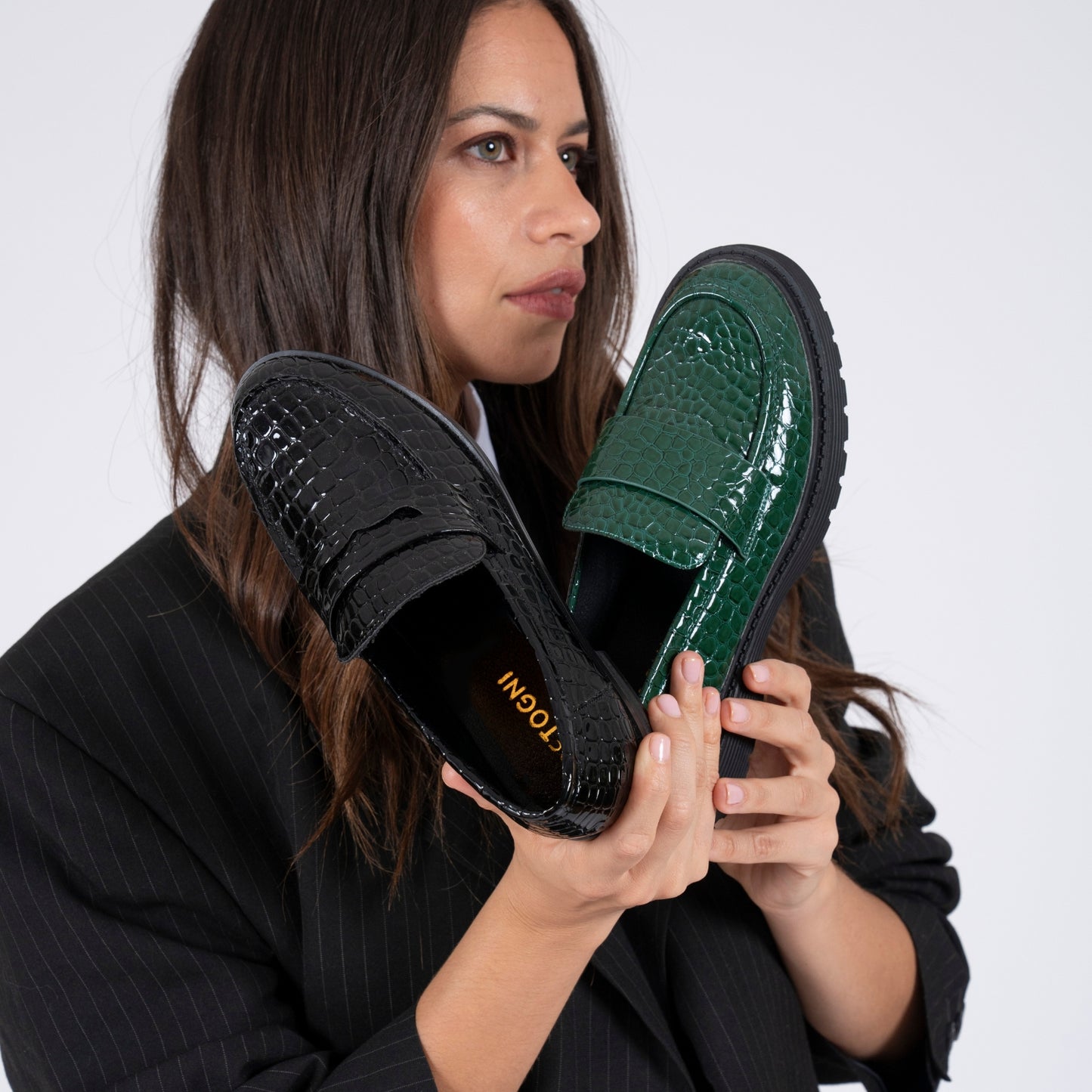 Mocasín Mujer Verde Roxana Detogni