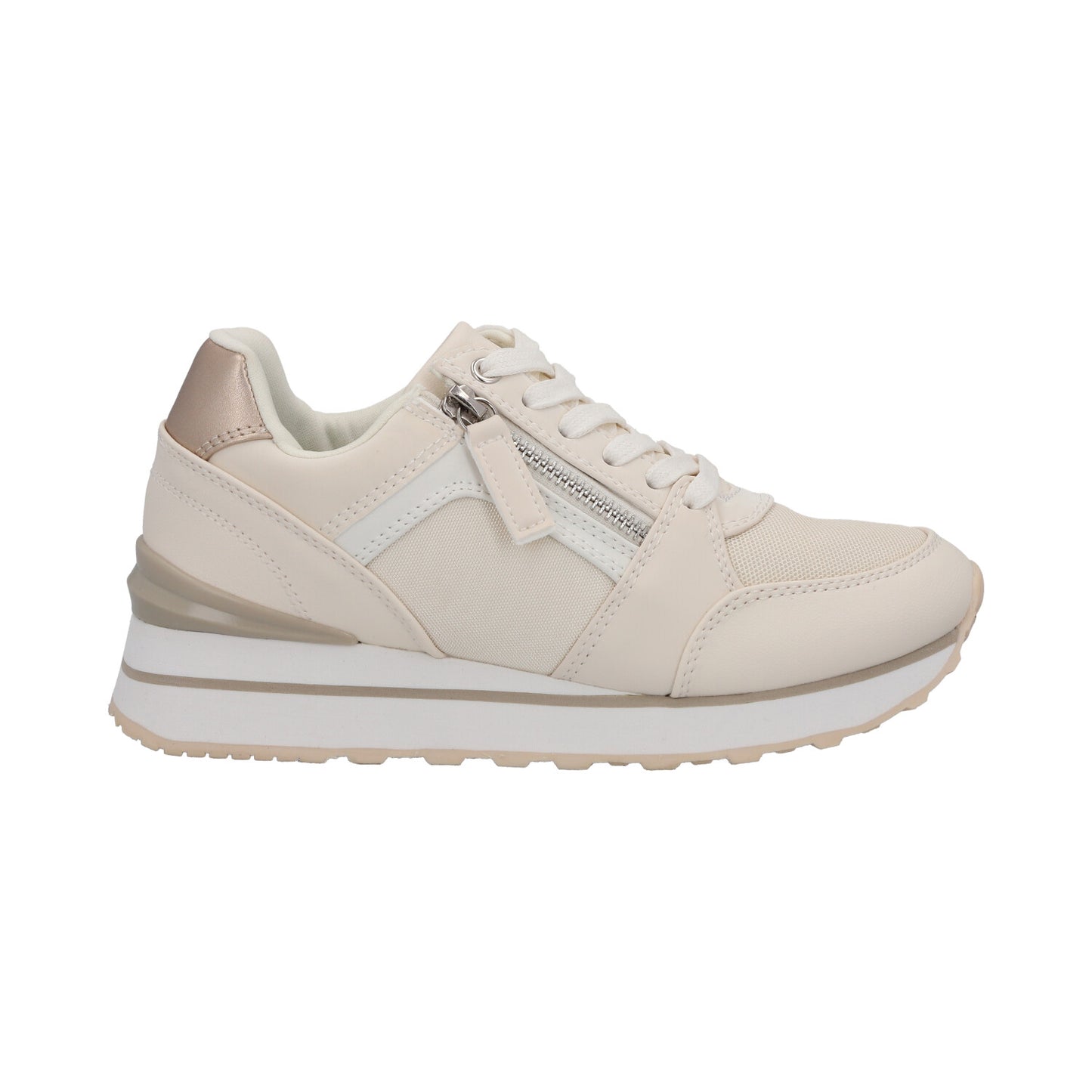 Zapatilla Mujer Beige Frida Detogni
