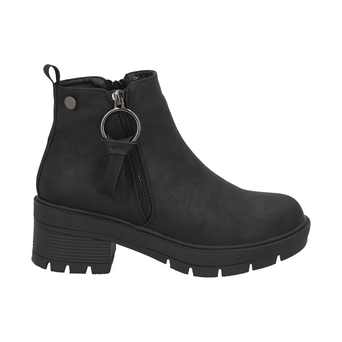 Botin Mujer Negro Ester Detogni
