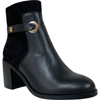 Botin Mujer Negro Marbella Detogni