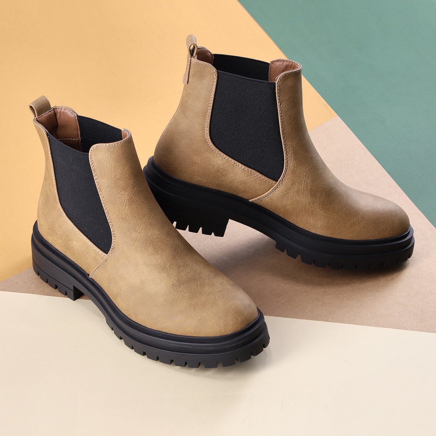 Botin Mujer Camel Anne Detogni