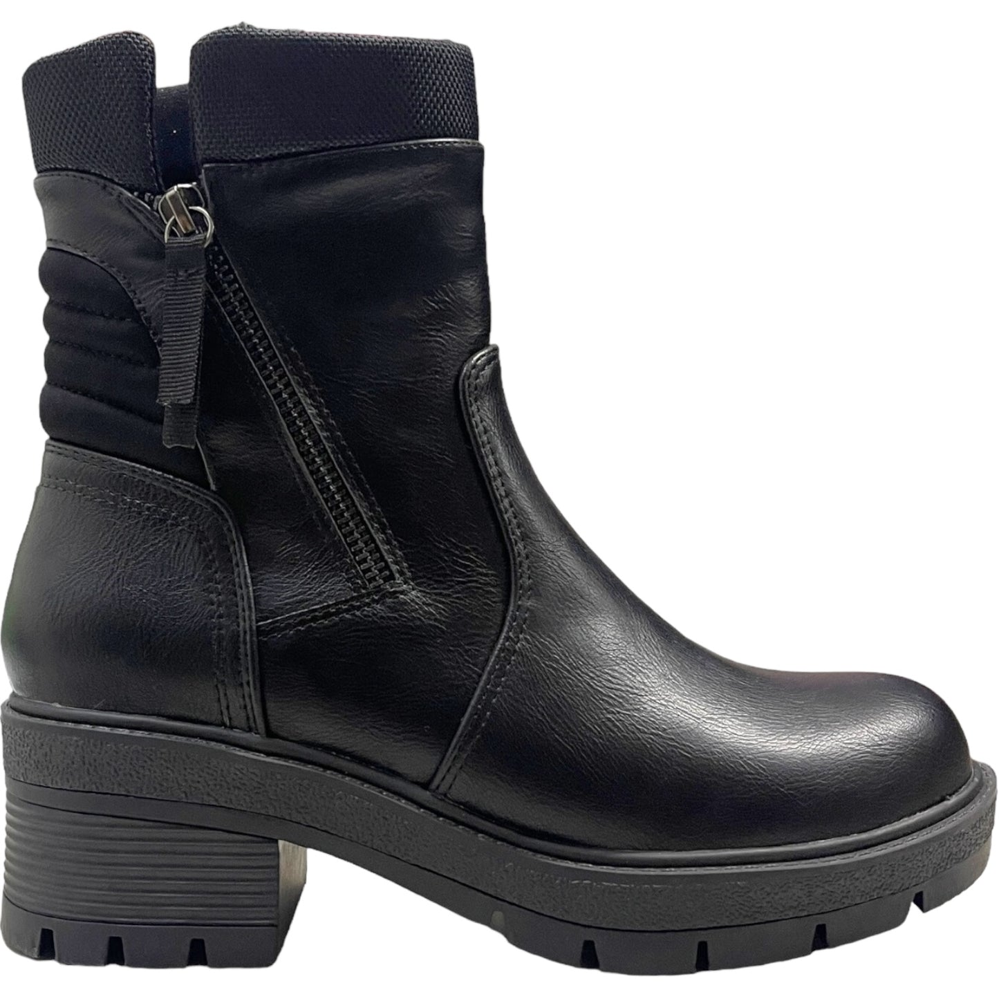 Botin Mujer Negro Berlin Detogni