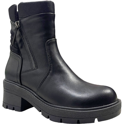 Botin Mujer Negro Berlin Detogni