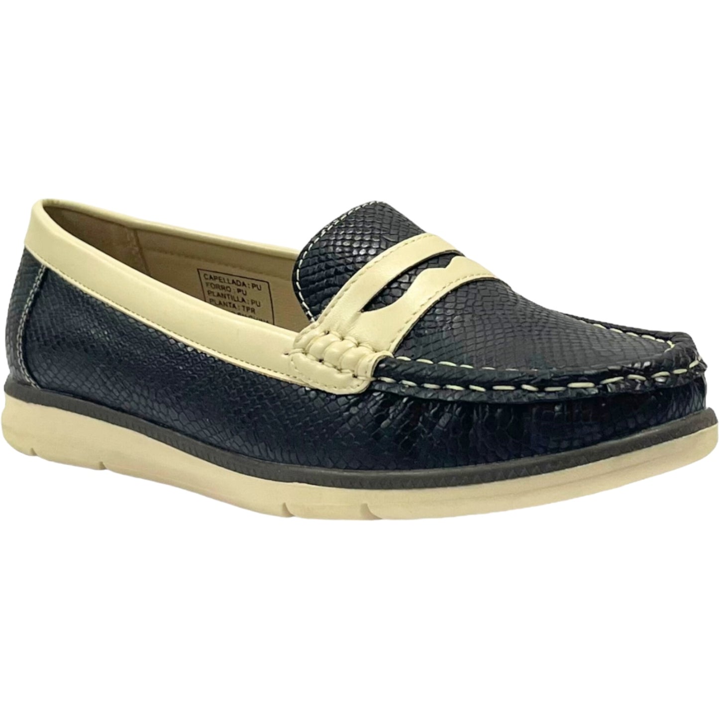 Mocasín Mujer Negro Josefina Detogni