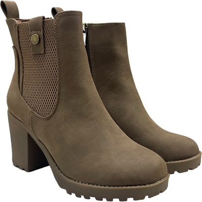 Botin Mujer Camel Boston Detogni