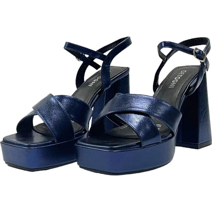 Sandalia Mujer Azul Fabiana Detogni