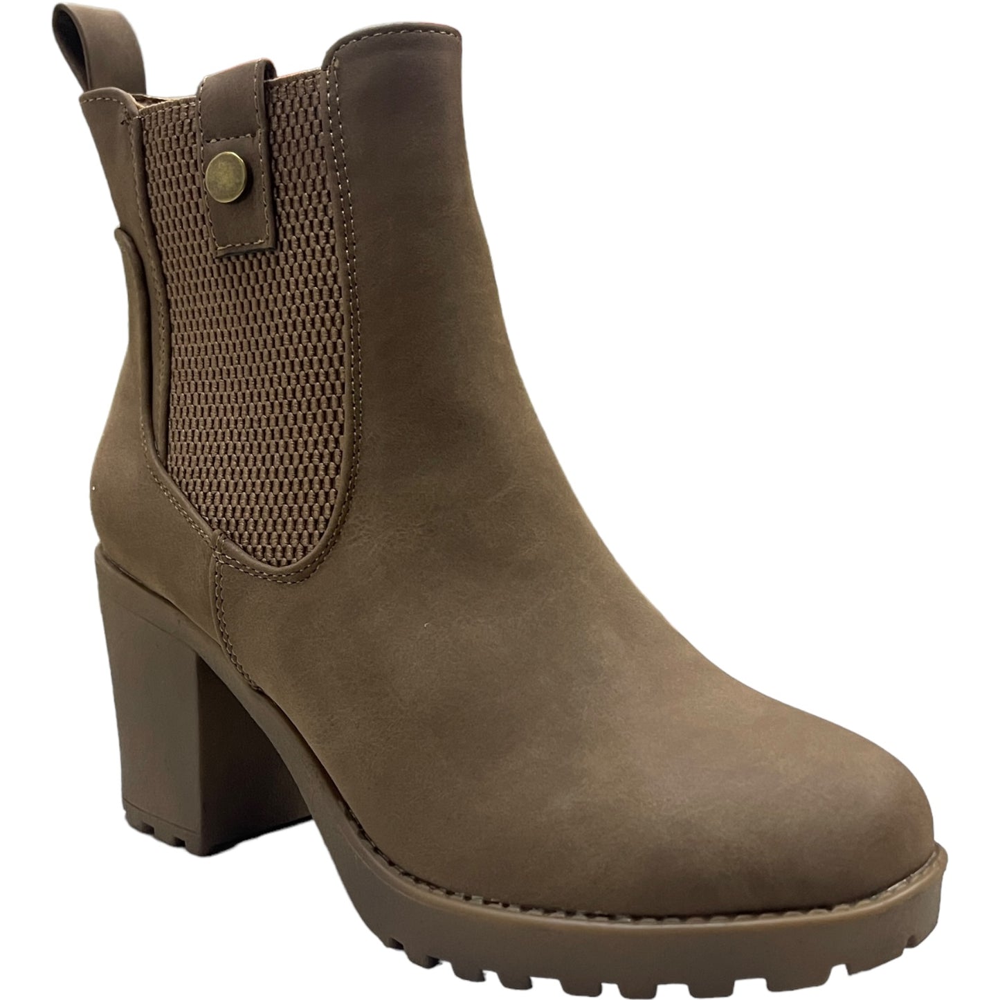 Botin Mujer Camel Boston Detogni