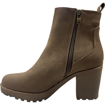 Botin Mujer Camel Boston Detogni