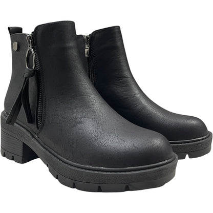 Botin Mujer Negro New York Detogni