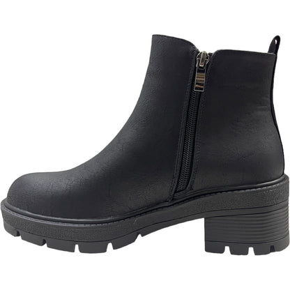 Botin Mujer Negro New York Detogni