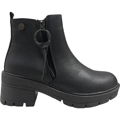 Botin Mujer Negro New York Detogni