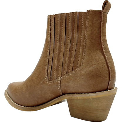 Botin Mujer Camel Moscu Detogni