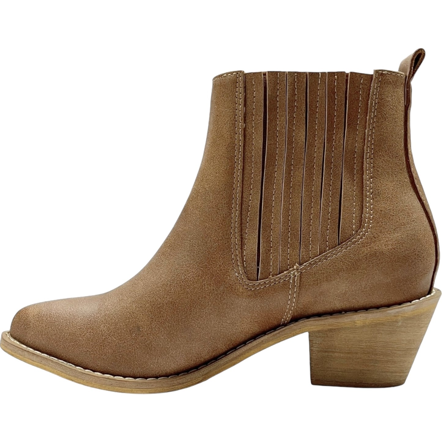 Botin Mujer Camel Moscu Detogni