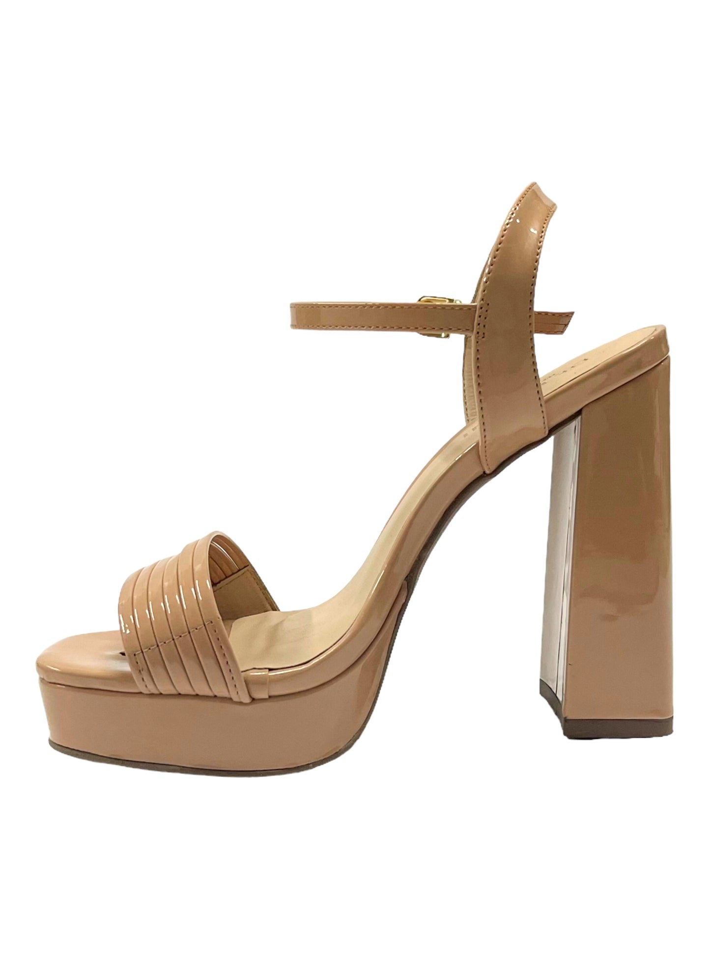 Sandalia Mujer Camel Luciana Detogni