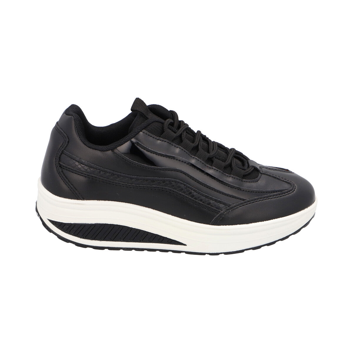 Zapatilla  Mujer Negro Fiorella Detogni