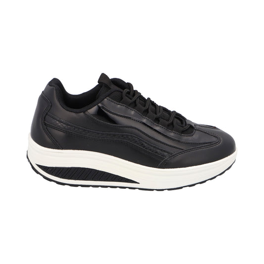 Zapatilla  Mujer Negro Fiorella Detogni