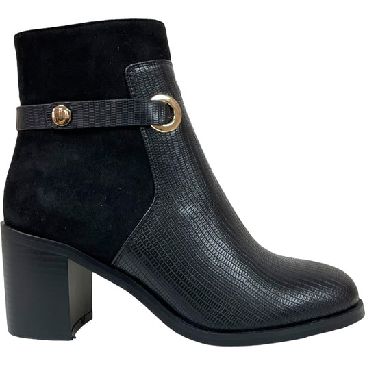 Botin Mujer Negro Marbella Detogni