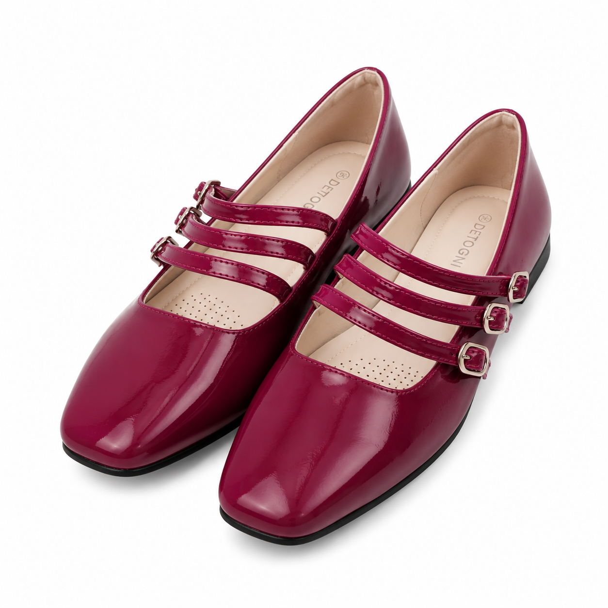 Zapato Mujer Rojo Jane Detogni