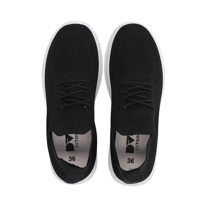 Zapatilla Mujer Negro Magda  Detogni