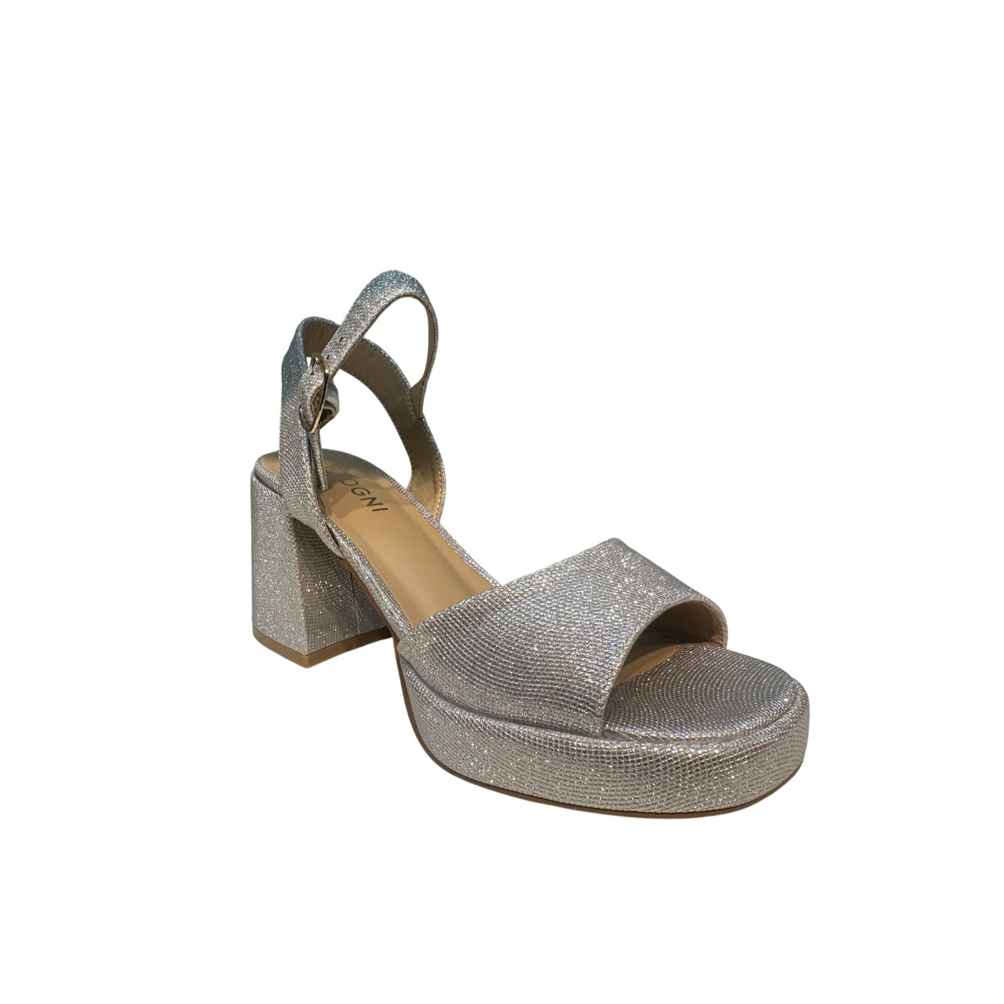 Sandalia Mujer Glitter/Plata Luci Detogni