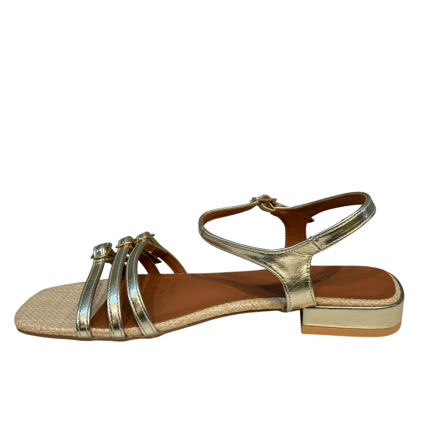 Sandalia Mujer Dorado Sofie Detogni