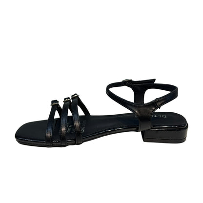 Sandalia Mujer Negro Sofie Detogni