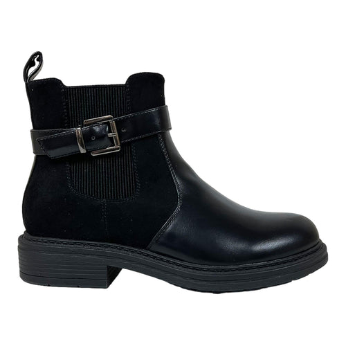 Botin Mujer Negro Santander Detogni