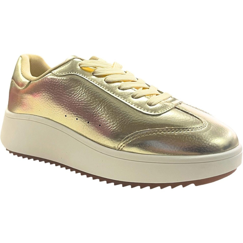 Zapatilla Mujer Dorado Alexa Detogni